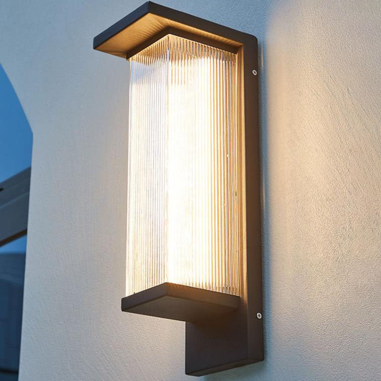 Premium Waterproof Rectangular LED Outdoor Wall Sconce