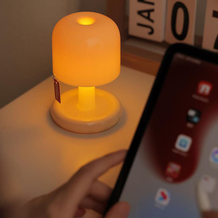 Premium Minimalist Mushroom USB LED Table Lamp