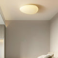 Nordic Minimalist LED Flush Mount Ceiling Light with Cobblestone Lampshade
