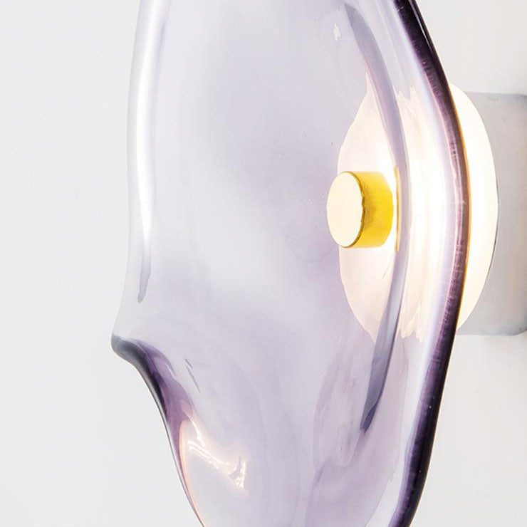 Round Glass LED Wall Sconce