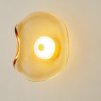 Round Glass LED Wall Sconce