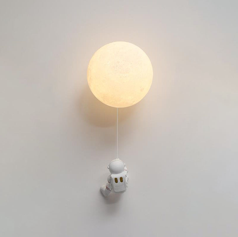 Modern Astronaut Orb Wall Sconce