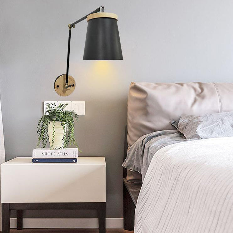 Scandinavian Solid Wood Wall Sconce