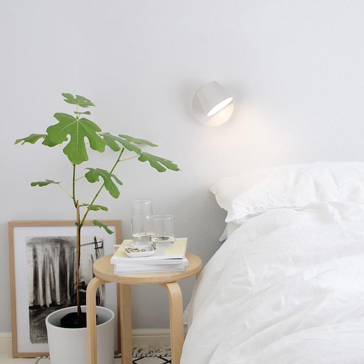 Frosted Dome Rotatable LED Sconce