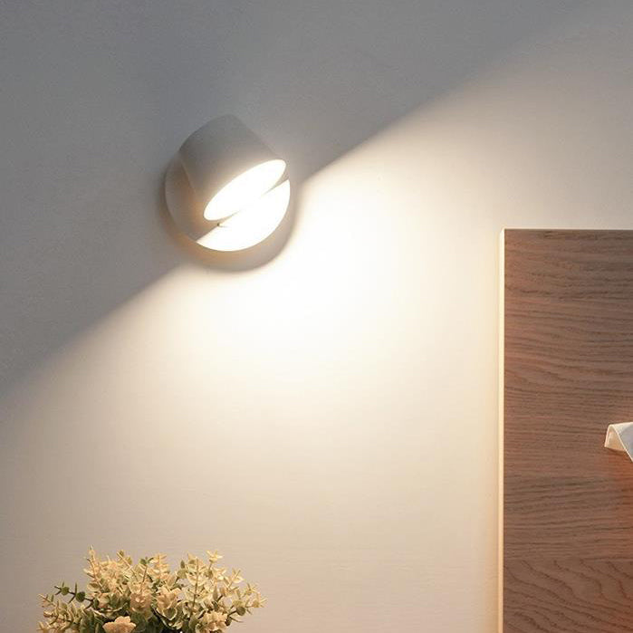 Frosted Dome Rotatable LED Sconce