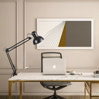 Minimalist Retractable Clip-On Table Lamp - Long Arm Design for Bedroom