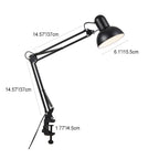 Minimalist Retractable Clip-On Table Lamp - Long Arm Design for Bedroom