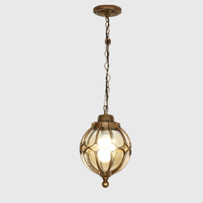 European-Style Waterproof Aluminum and Glass 1-Light