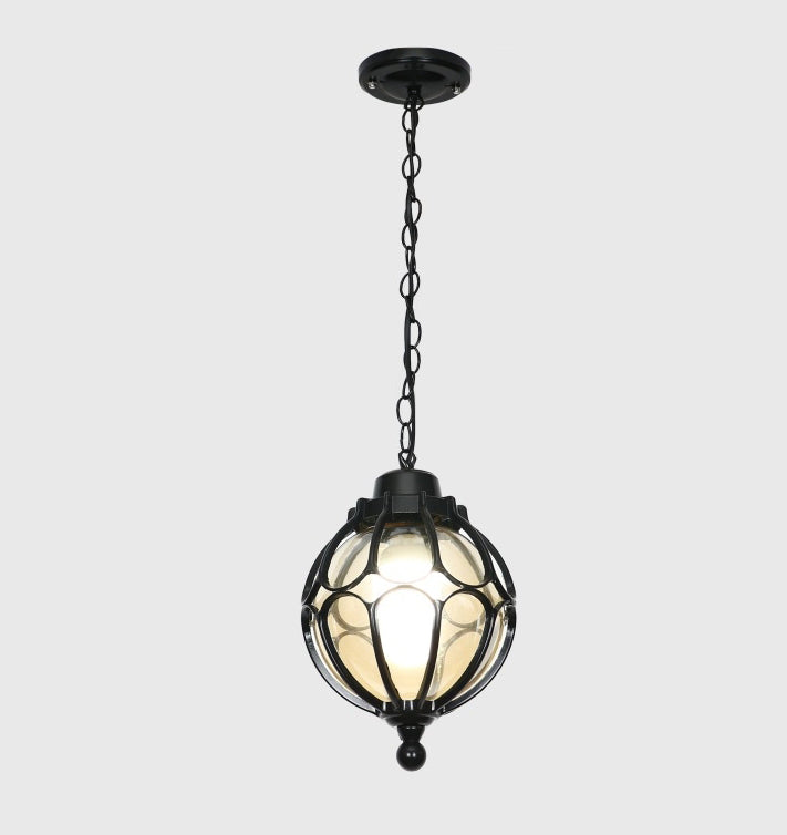 European-Style Waterproof Aluminum and Glass 1-Light