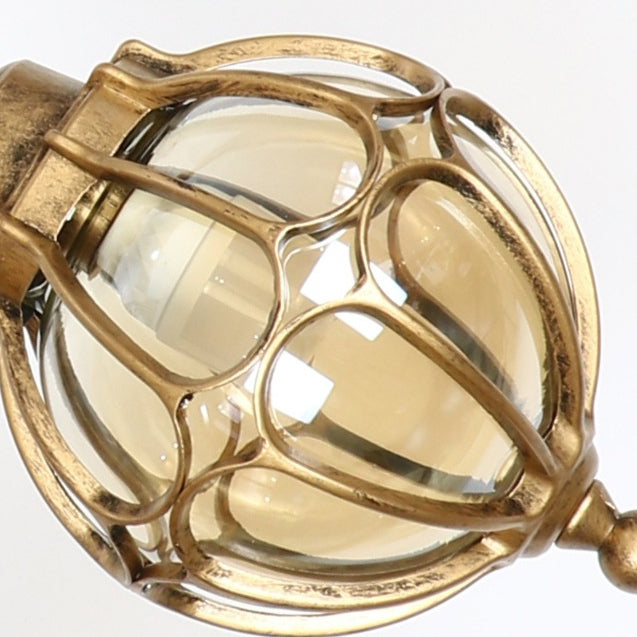 European-Style Waterproof Aluminum and Glass 1-Light