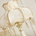 Elegant European Resin Table Lamp - 1-Light Design for Bedroom
