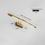 Carved LED Vanity Mirror Light