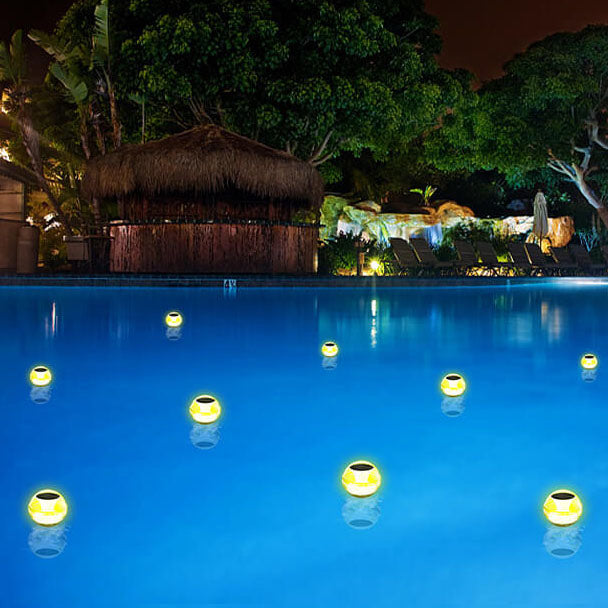 Premium Waterproof Solar LED Round Outdoor Drift Light