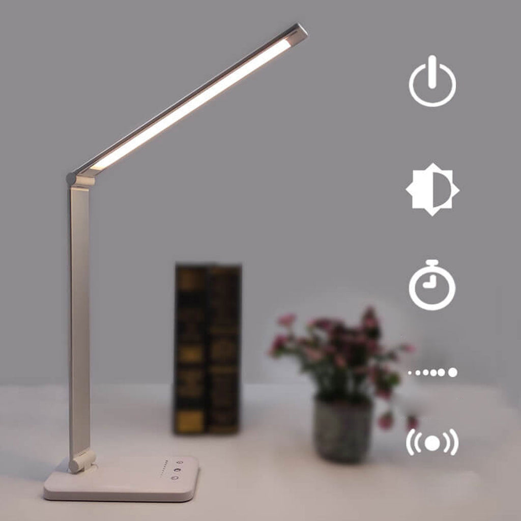 Premium Rechargeable LED Desk Lamp with Eye Protection - Foldable Design