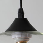 Premium Nordic Minimalist Round Glass Pendant Light - 1-Light