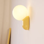 Macaron Resin Glass Ball Wall Sconce