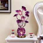 Premium European Rose Aluminum LED Table Lamp