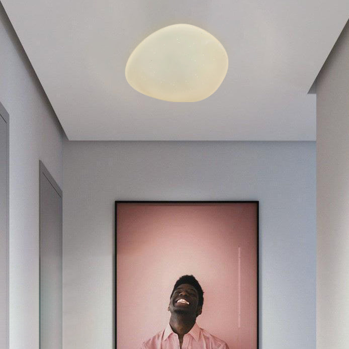 Pebble Stone LED Flush Mount Light
