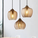 Nordic Wavy Glass Pendant Lamp