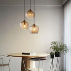 Nordic Wavy Glass Pendant Lamp