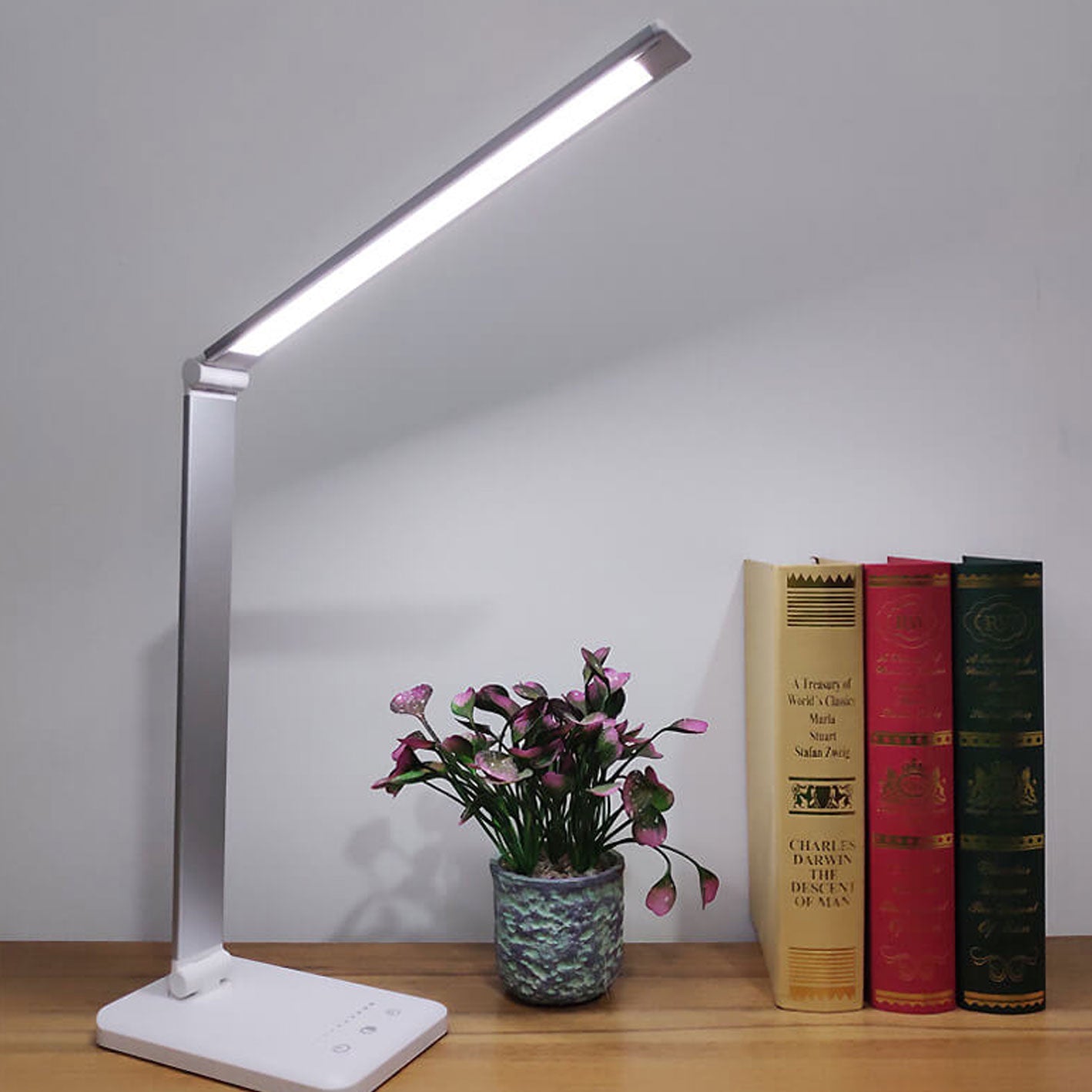 Premium Rechargeable LED Desk Lamp with Eye Protection - Foldable Design