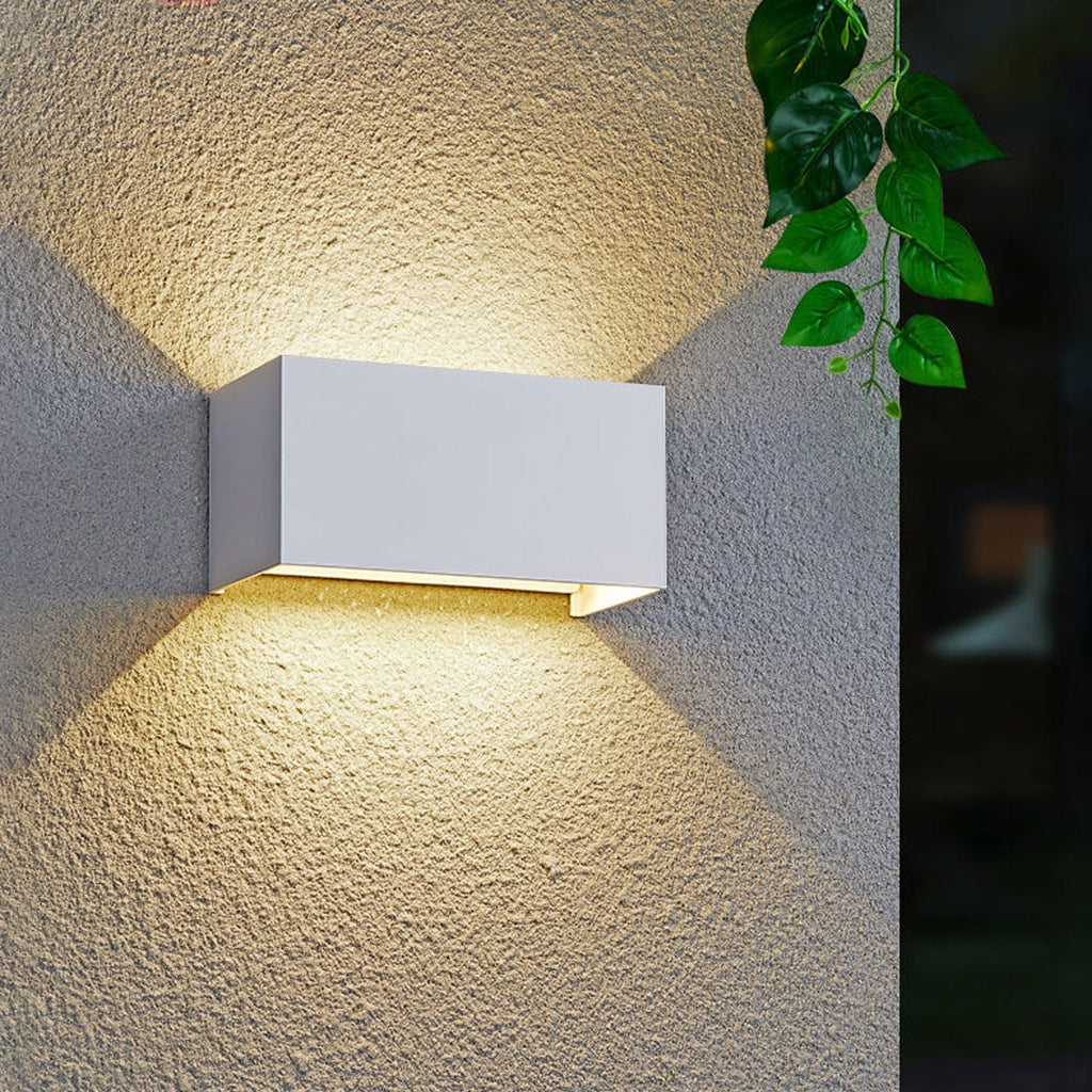 Premium Waterproof Rectangular LED Outdoor Wall Sconce