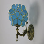 Tiffany Flower Glass Wall Sconce