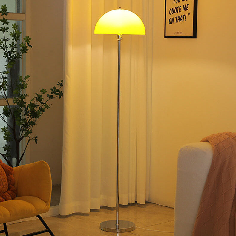 Nordic Vintage Clear Acrylic LED Floor Lamp