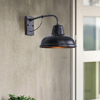Premium Gooseneck Outdoor Wall Light - 1-Light Industrial