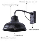 Premium Gooseneck Outdoor Wall Light - 1-Light Industrial