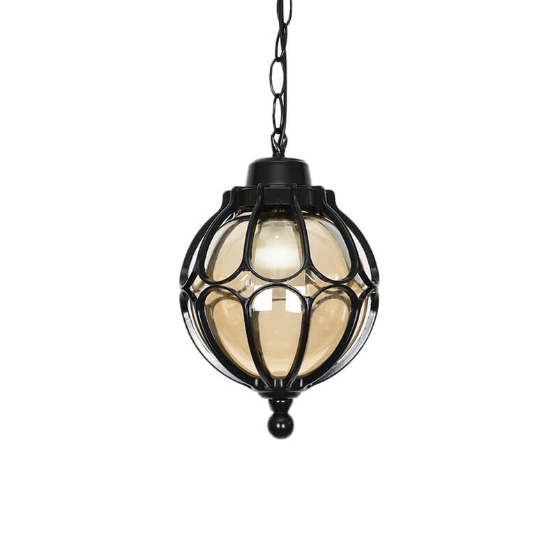 Spherical Outdoor Pendant Light