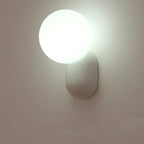 Macaron Resin Glass Ball Wall Sconce