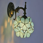 Tiffany Flower Glass Wall Sconce