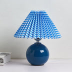 Minimalist Ceramic Pleated Table Lamp