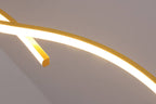Nordic Minimalist LED Chandelier with Long Wave Design