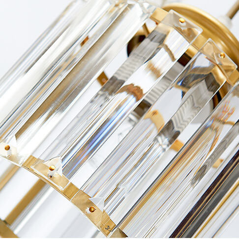 Contemporary Crystal Stairway Chandelier