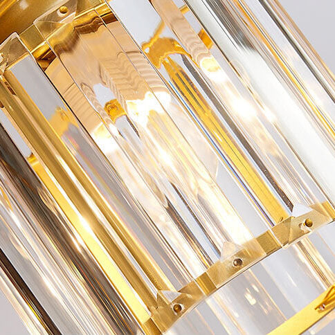 Contemporary Crystal Stairway Chandelier