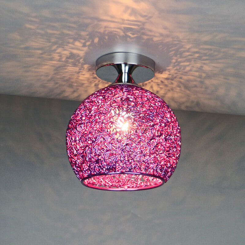 Colorful Semi-Flush Mount Light