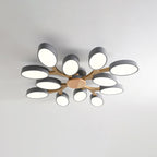 Nordic Wooden Branch LED Flush Mount Ceiling Light