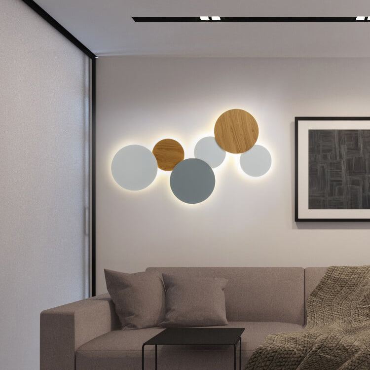 Minimalist Round Iron LED Sconce
