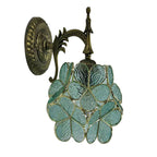 Tiffany Flower Glass Wall Sconce
