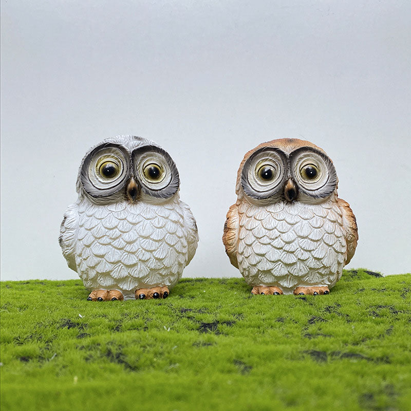 Premium Solar LED Owl Garden Light