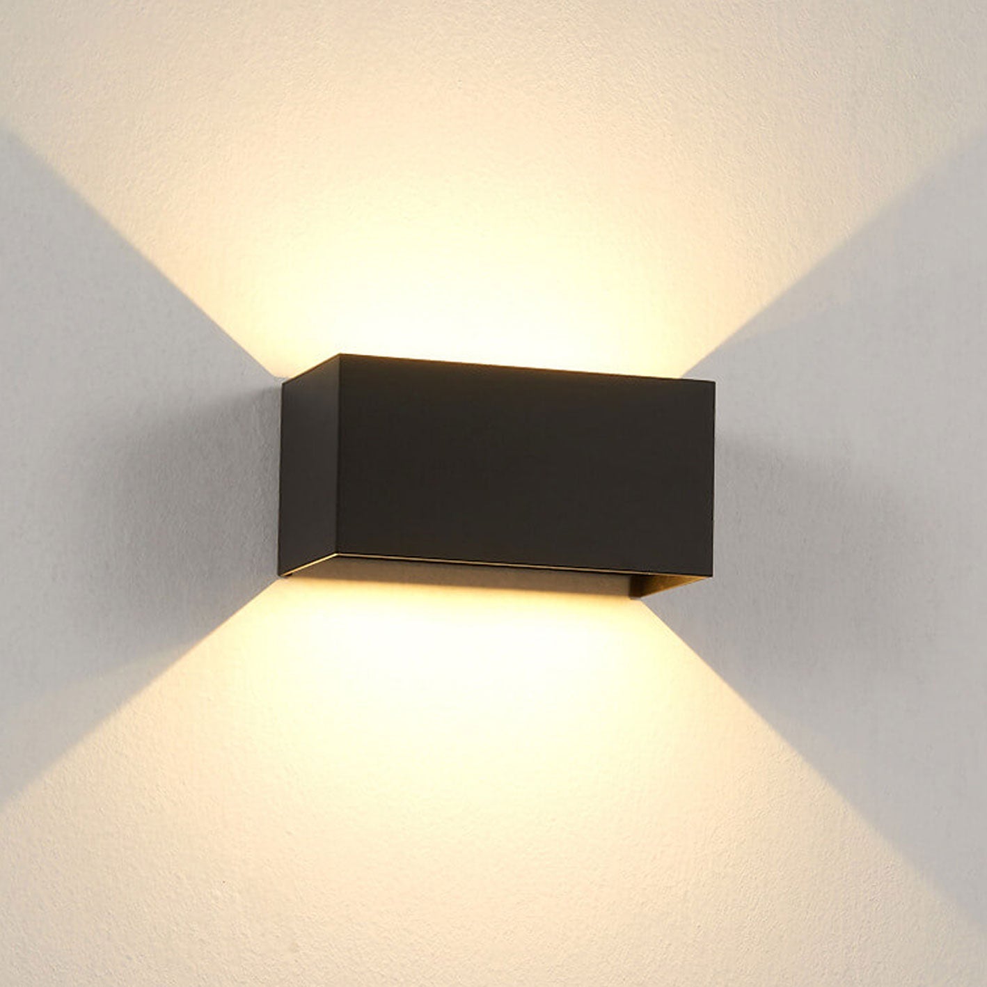 Premium Waterproof Rectangular LED Outdoor Wall Sconce