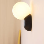 Macaron Resin Glass Ball Wall Sconce