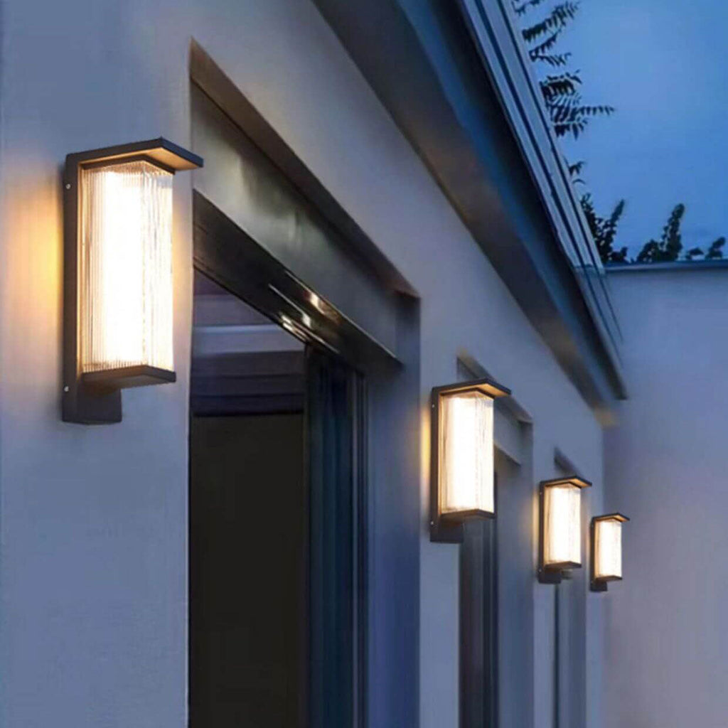 Premium Waterproof Rectangular LED Outdoor Wall Sconce