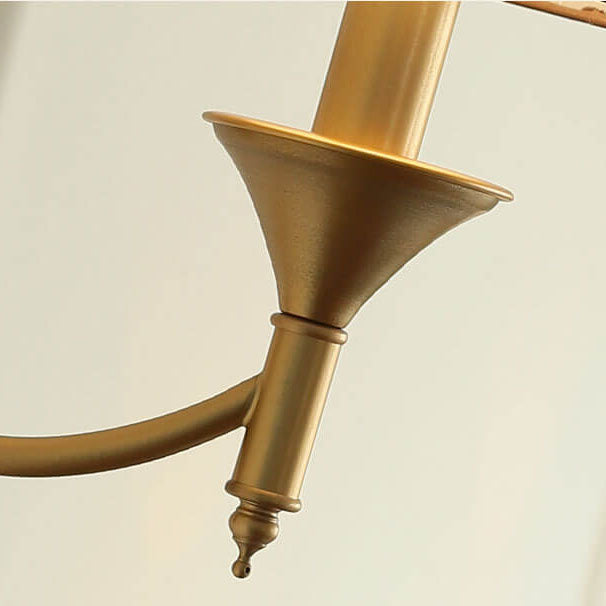 Iron & Fabric Mushroom Wall Sconce