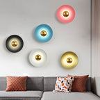Nordic Multicolor Round LED Wall Sconce