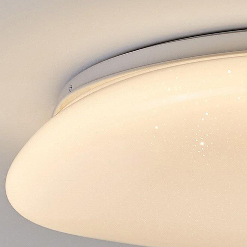 Minimalist Pebble Acrylic LED Flush Mount Ceiling Light for Bedroom