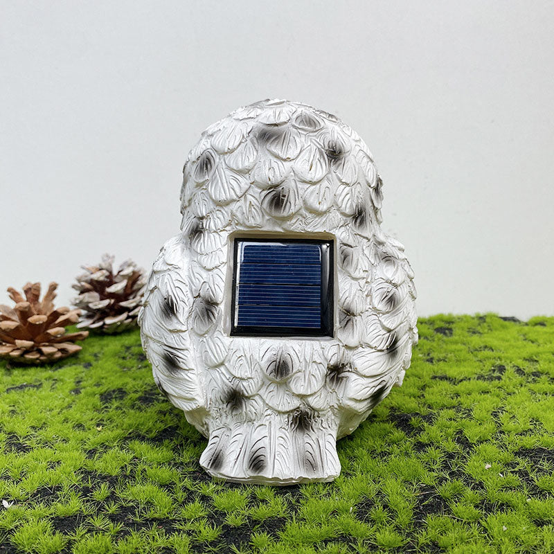 Premium Solar LED Owl Garden Light