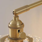 Minimalist Brass Cylinder Wall Sconce